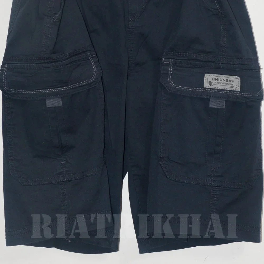Men cargo short Unionbay in blue - Picture 3 of 8